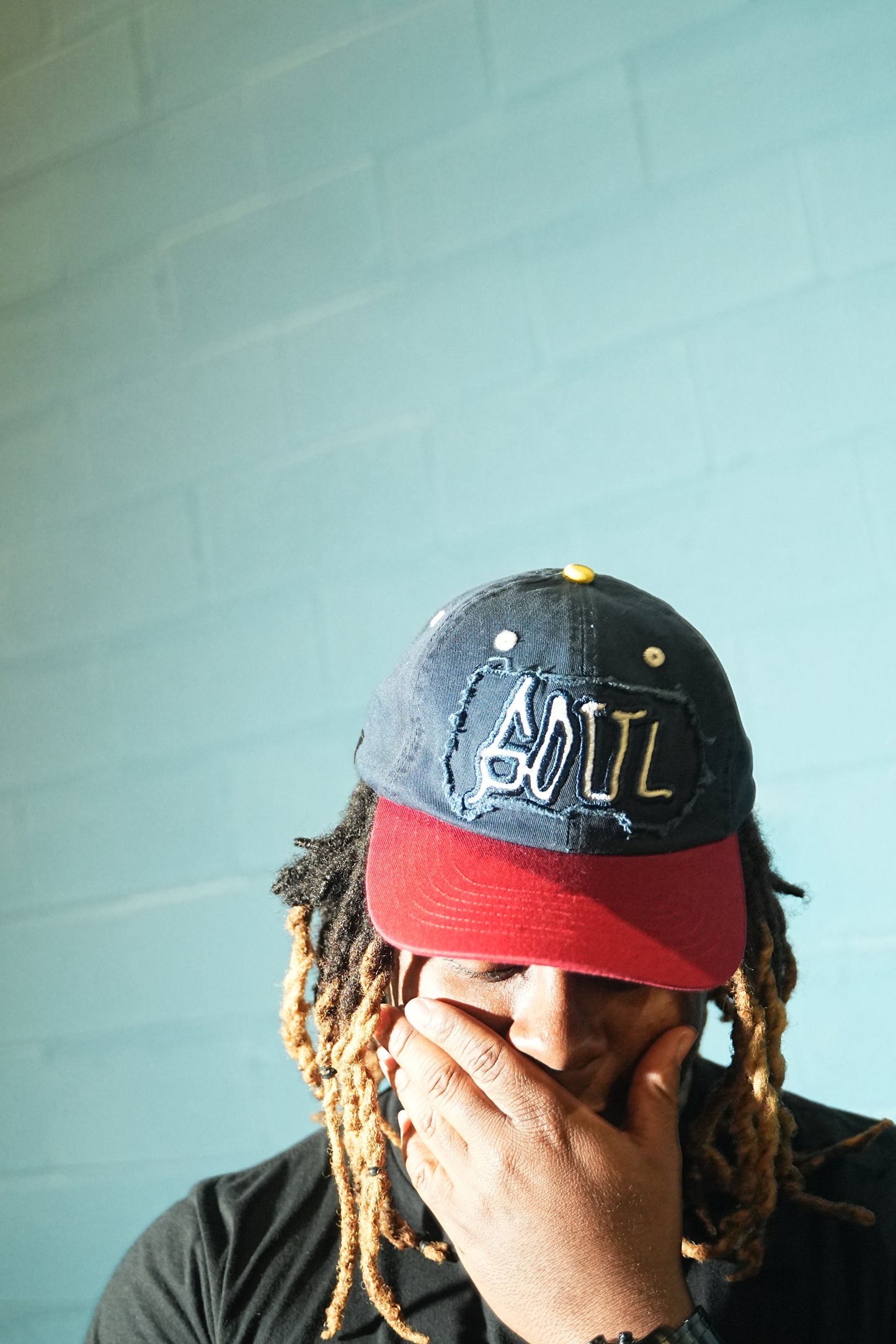 "SOUL" cap NavyWavy