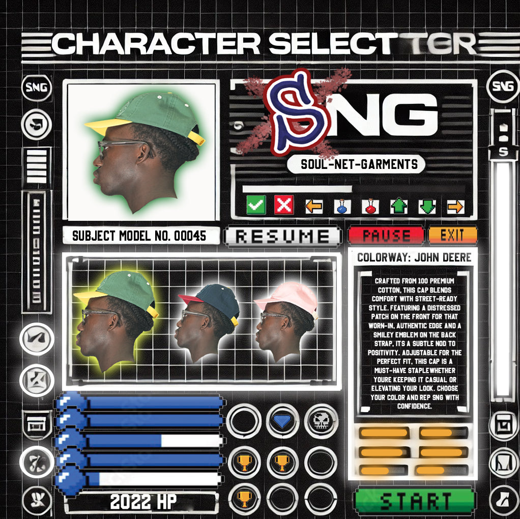 "SOUL" cap GeoGreen